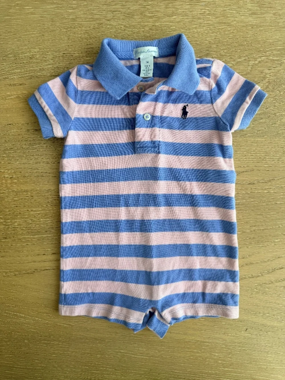 Ralph Lauren Striped Cotton Rugby Shortall 9M